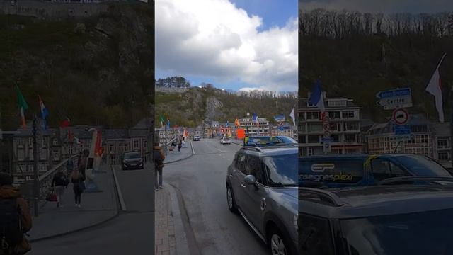 ?La vue sur centre ville de #Dinant?? Вид на #центр_города #Динан ??The view of #Dinan town center