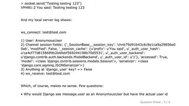 Django : Session authentication with Django channels смотреть онлайн
