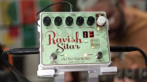 Electro Harmonix Ravish Sitar pedal on Bass