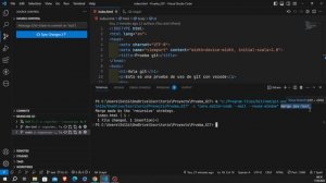 Merge y eliminación de rama de #git desde #vscode