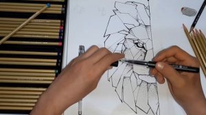 Как нарисовать льва? How to draw a lion#art #lion #лев