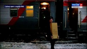 Крупный эшелон с призывниками прибыл в Хабаровск