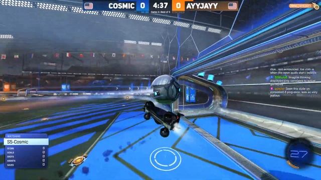 AYYJAYY vs Cosmic | Rocket League 1v1 Showmatch смотреть онлайн