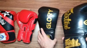 Обзор  перчаток Fairtex BGVG1 X Glory Competition и FAIRTEX BGV-1 Muay Thai-Style Sparring Gloves