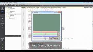 Qt UI:ColorPicker rgba(87,0,104,0.6)(Red,Green,Blue,Alpha)