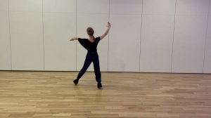 Turning Lock to right (Slow Waltz) ISTD/ Поворотный лок вправо (Медный Вальс) Империал