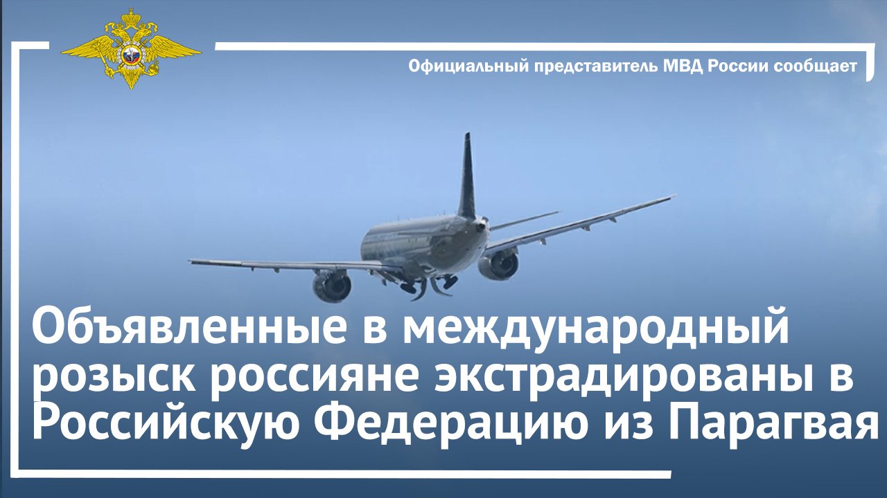 Объявленные в международный розыск россияне экстрадированы в Россию из Парагвая