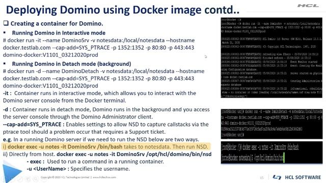 Domino On Docker - Installation & Configuration смотреть онлайн
