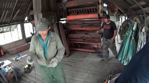 Началось в колхозе утро 5/5. Подготовка к уборке ЗАВ-40.