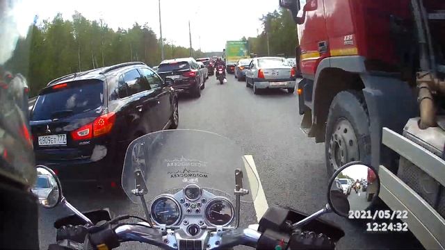 Поездка мотоколонны из Москвы в Тулу смотреть онлайн