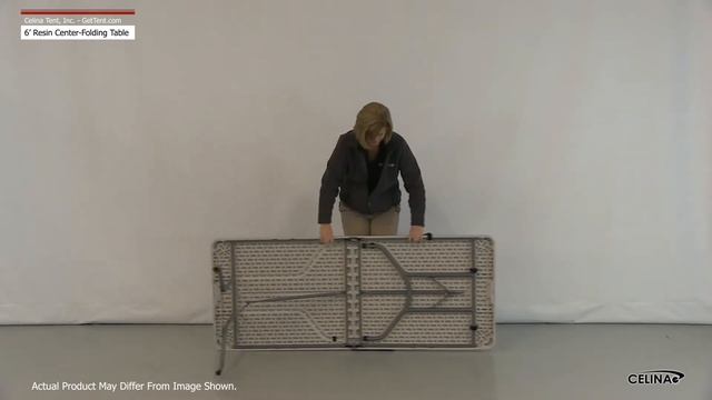 6' x 30" Resin Center Folding Banquet Table смотреть онлайн