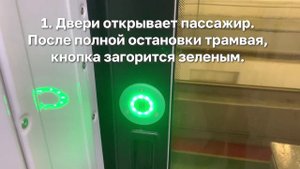 Кнопка открывания дверей