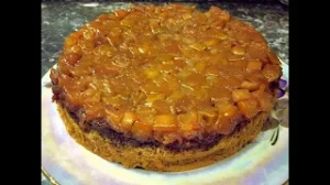 Пирог с грушами и карамелью. Шарлотка-перевертыш с грушами.