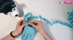 Вяжу ВАРЕЖКИ из Alize PUFFY FINE | Подробное видео для новичков