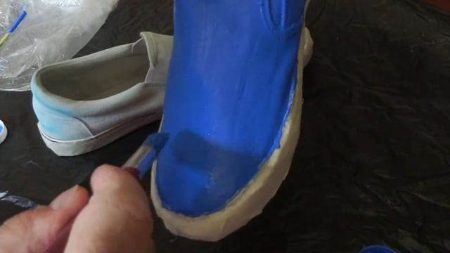 Покрасить обувь за 5 минут