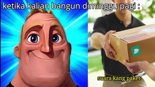 Ketika Kalian Bangun di Minggu Pagi . . (Mr. Incredible Becoming Uncanny Meme) смотреть онлайн
