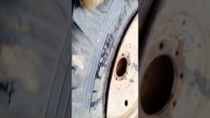 бортировка колеса ЮМЗ, МТЗ , КАК ЛУЧШЕ ?Снимать колесо или не снимать с трактора