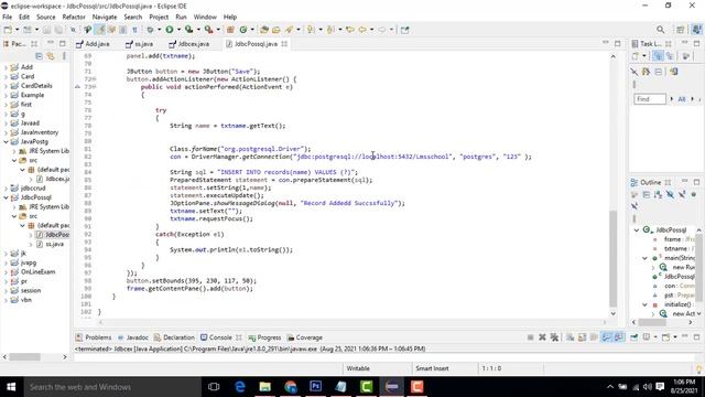 How to connect postgresql with java in eclipse смотреть онлайн