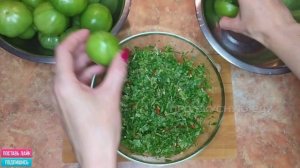 Зеленые помидоры ПО-ГРУЗИНСКИ! Закуска просто огонь!?