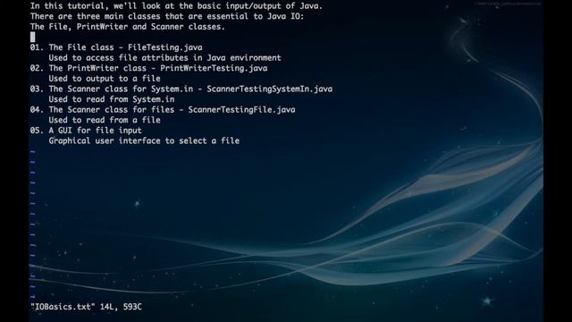 Java I/O 00. Input/Output Basics Setup смотреть онлайн