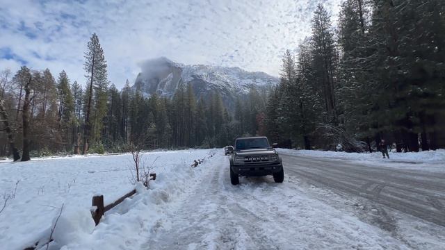 FORD BRONCO BIG BEND SASQUATCH GOES CONVERTIBLE IN YOSEMITE DURING SNOW STORM - PART 2