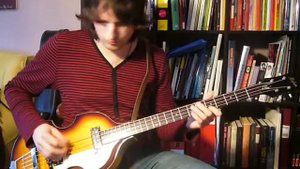 Paul McCartney Höfner bass (Sound test)