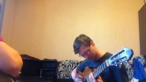 Музыка из фильма "Такси". Классическая гитара.