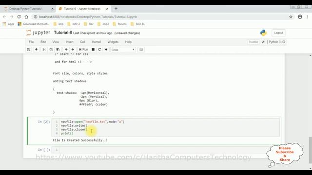 python programming File Handling Create Read Write Rename Remove
