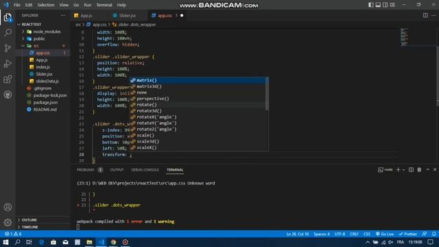 how create  image slider in react + source code