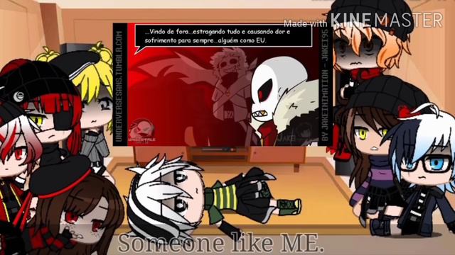 Undertale+fell!Sans e fell!Frisk reagindo a Underverse ep:0.2 parte 1 gacha club смотреть онлайн