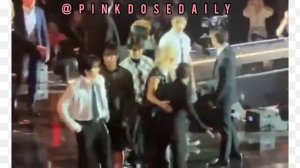 240126 Stray Kids & Lisa ending interac at La Gala Des Pièces Jaunes 2024