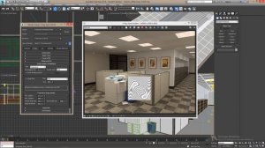 Office Lighting - Vray -3dsMax 2016  FREE Download entire file