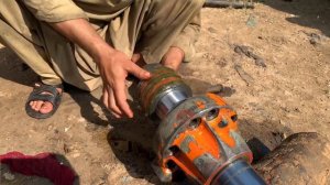 How to repair Hitachi boom jack leak seal of excavator