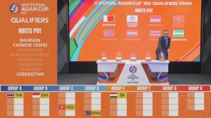 LIVE | AFC Futsal Asian Cup 2024 Qualifiers Draw