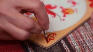 Урок по борецкой росписи по дереву