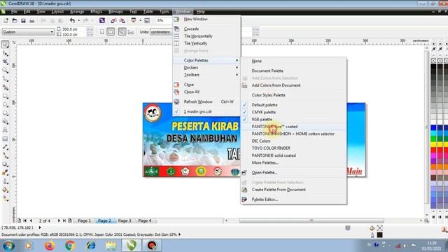 menampilkan warna di coreldraw смотреть онлайн