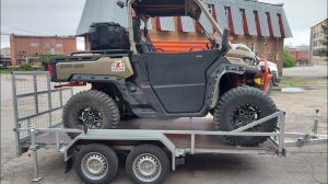 Прицеп со смещенными осями для багги! Лучшее решение для утилитарных UTV