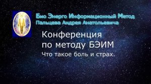 15 БЭИМ. Что такое боль и страх