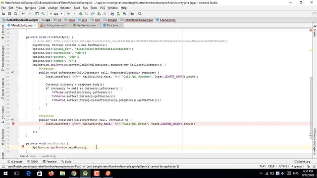 Sử dụng Retrofit call API trong Android Part 4 (Call API method POST) - [Android Tutorial - #40]