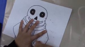 Undertale speed draw- sans