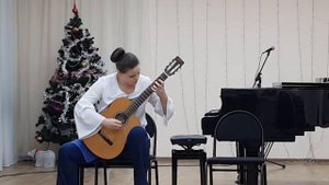 Гитара - S.L.Weiss "Fantasie", В.Широков вариации на украинскую народную песню "Ехал Казак за Дунай