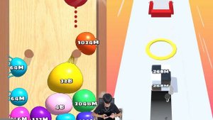 Blob Merge 3D vs Jelly Run 2048 - Max Level Gameplay (Part 1)