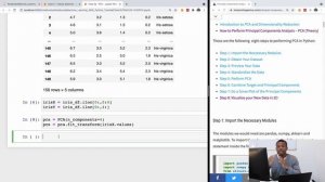 Data Science Class 5a - Principal Components Analysis (PCA) in Python