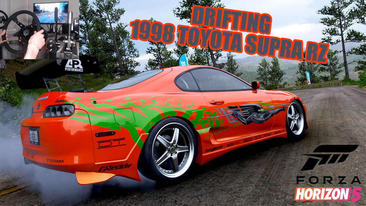 Дрифт 1998 Toyota Supra RZ Forza Horizon 5 | Thrustmaster T300 смотреть онлайн