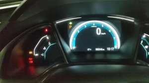 Honda Civic X поколения 1.5 Turbo. Переводим  мили в километры, обнуляем ошибку датчика давления ши