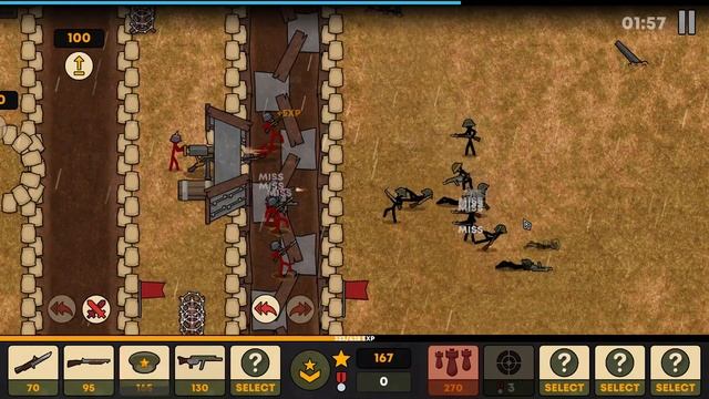 Endless Waves of WWI British Soldiers Charge TRENCHES! - Stickman Trenches смотреть онлайн