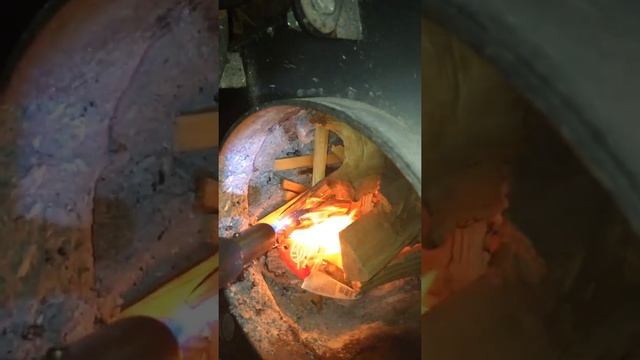 Запуск чудо печки