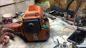 "Хускварна 235"#Ремонт_После_Ремонта и после ремонта.