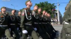 Парад Победы в Донецке 24.06.2020