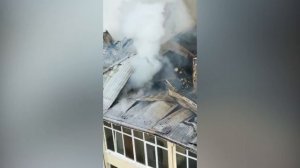 Большой пожар в Красной Поляне